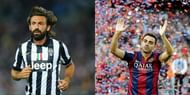 The Maestros; Xavi & Pirlo have redefined the role/importance of the central midfielder